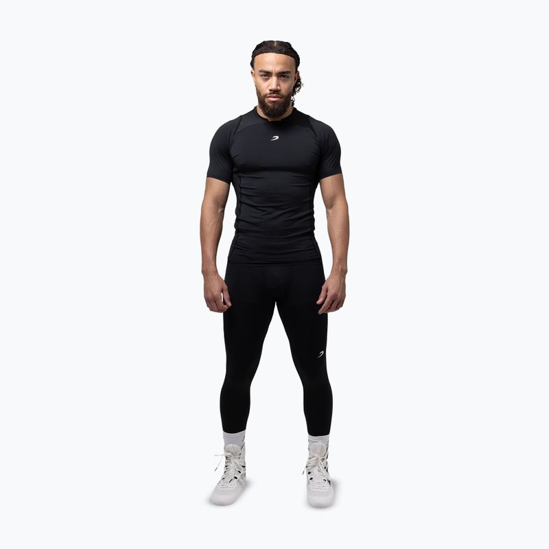 Legginsy treningowe męskie BOXRAW Saddler Compression black 2