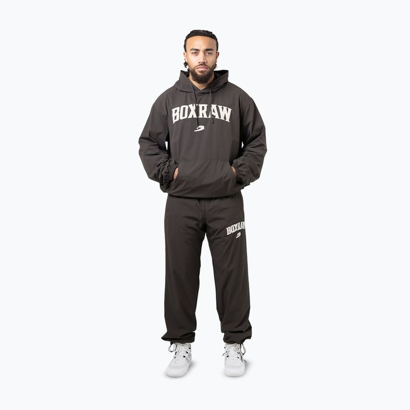 Spodnie męskie BOXRAW East Street Shell Bottoms charcoal 2