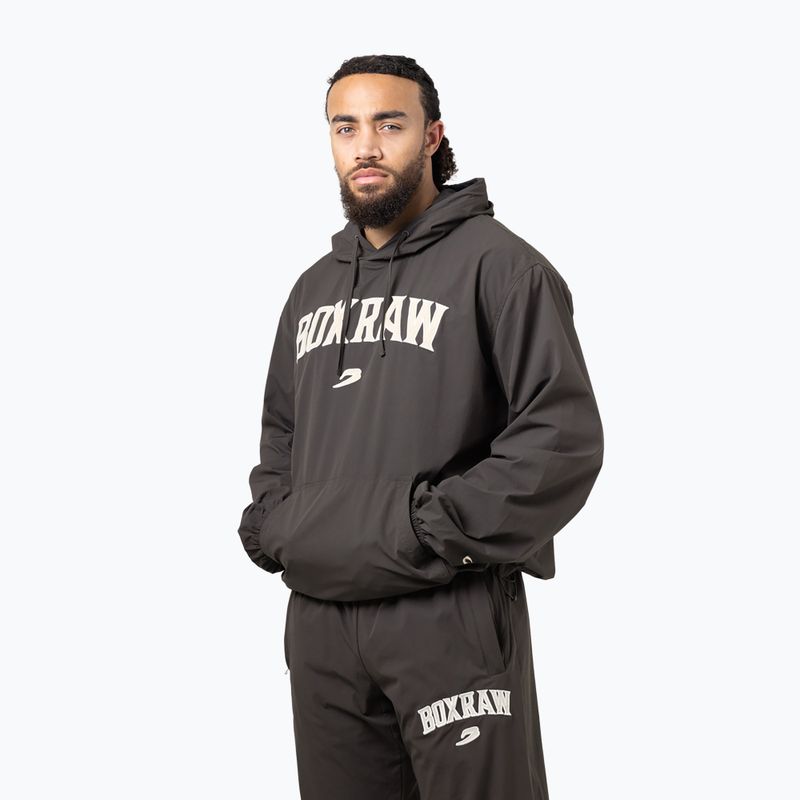 Bluza męska BOXRAW East Street Shell Hoodie charcoal 4