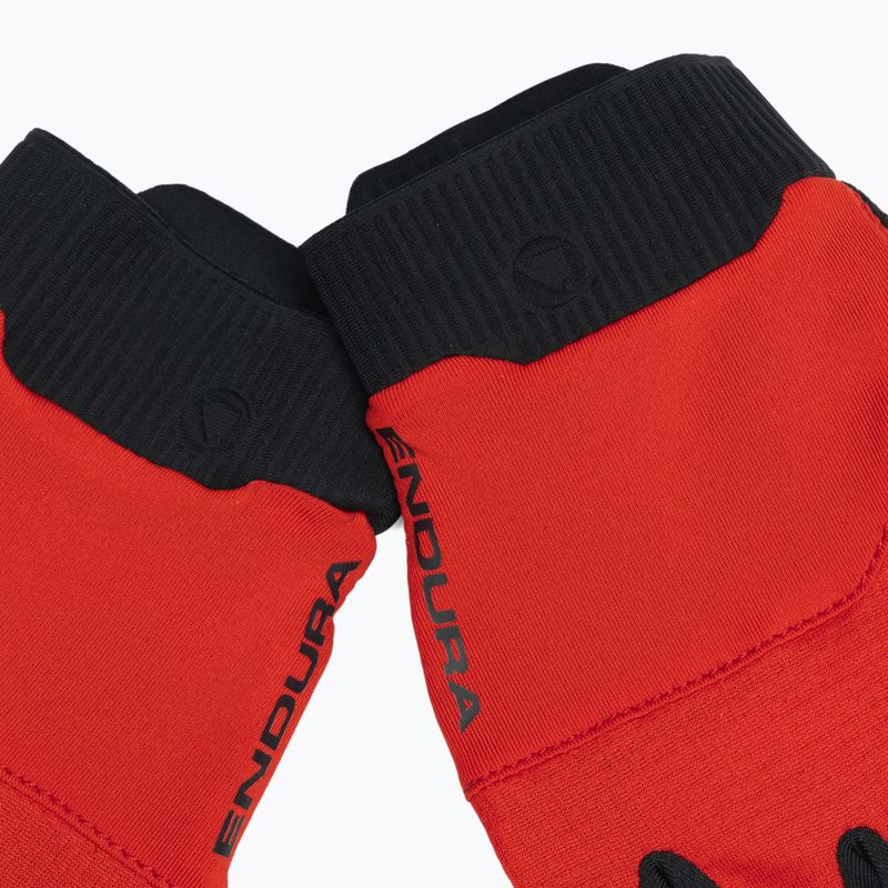Rękawiczki rowerowe Endura Loop Full Finger flame red 4