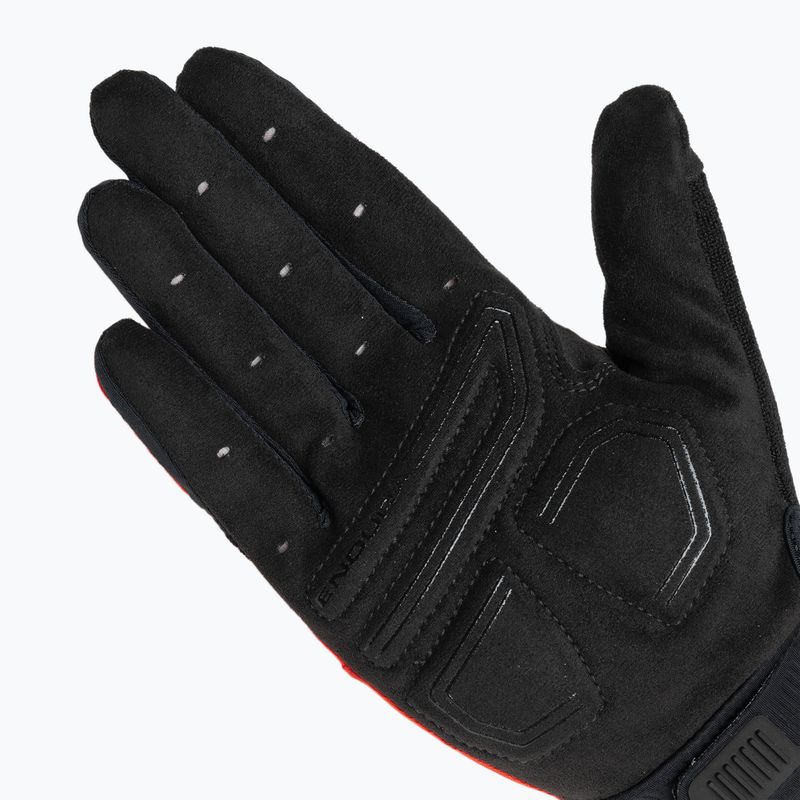 Rękawiczki rowerowe Endura Loop Full Finger flame red 5