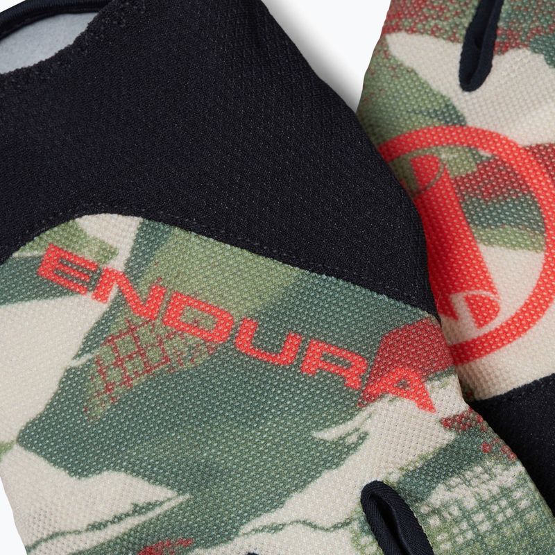 Rękawiczki rowerowe męskie Endura Hummvee Lite Icon tweed green 4