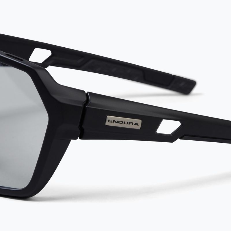 Okulary przeciwsłoneczne Endura Singletrack Photochromic black/photochromic silver flash mirror/ambe 3