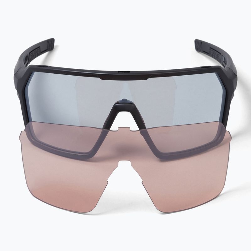 Okulary przeciwsłoneczne Endura Singletrack Photochromic black/photochromic silver flash mirror/ambe 5