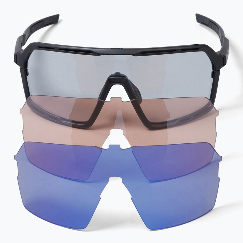 Okulary przeciwsłoneczne Endura Pro SL Photochromic black/photo silver/blue/purple revo smoke/amber 5