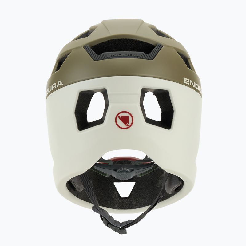 Kask rowerowy Endura Singletrack Full Face tweed green 4