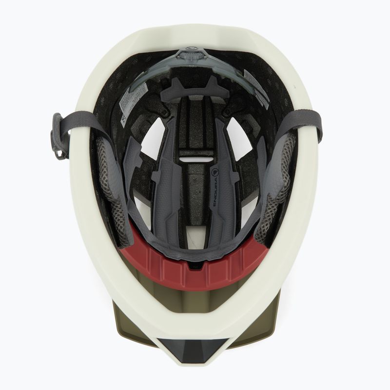 Kask rowerowy Endura Singletrack Full Face tweed green 5