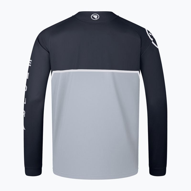Longsleeve rowerowy męski Endura Core Printed black 2
