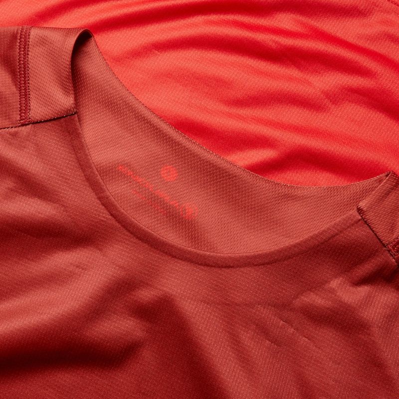 Longsleeve rowerowy męski Endura Core Printed flame red 5