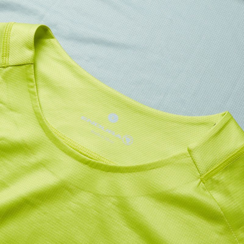 Longsleeve rowerowy męski Endura Core Printed lime green 3
