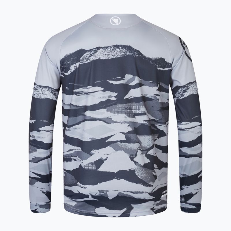 Longsleeve rowerowy męski Endura Mountain Camo Ltd black 5