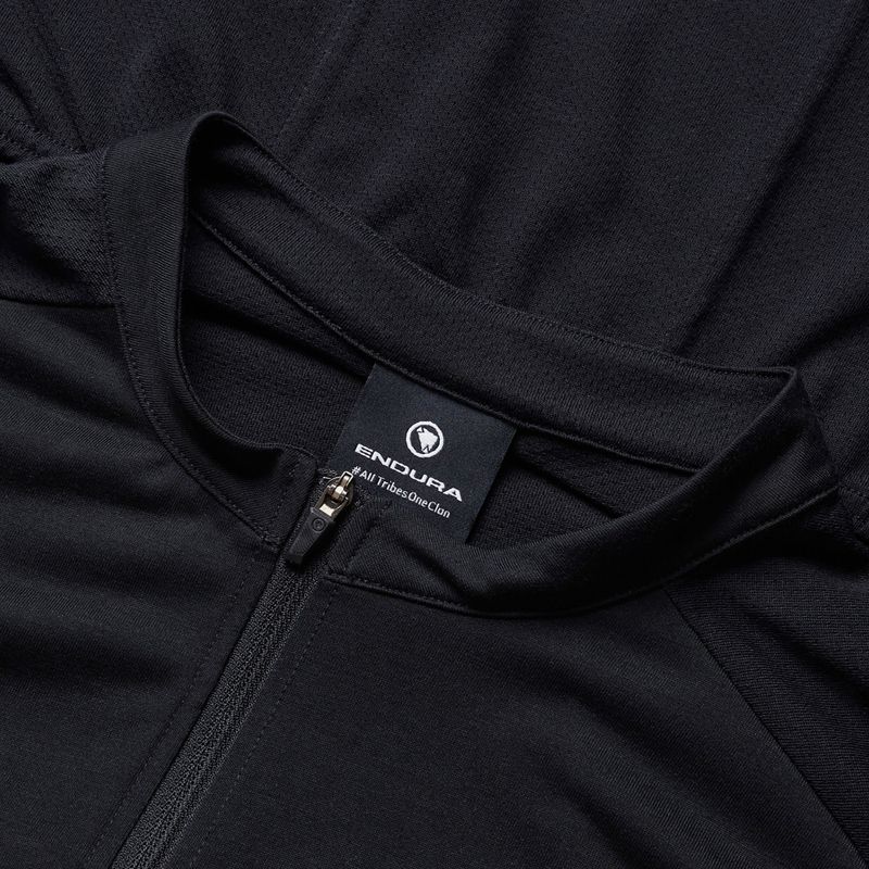 Koszulka rowerowa męska Endura Loop Zipped black 6
