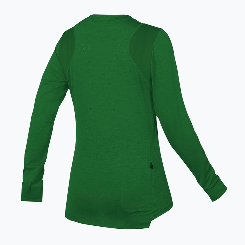 Longsleeve rowerowy damski Endura Singletrack W machair green 2