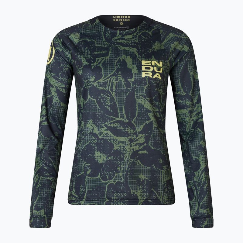 Longsleeve rowerowy damski Endura Floral Ltd W black 4