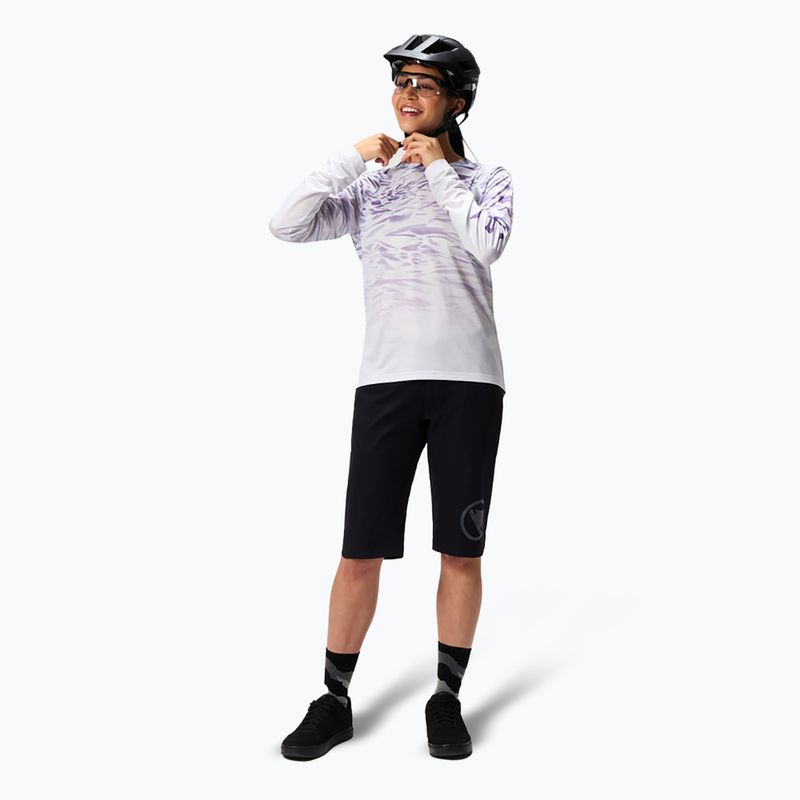 Longsleeve rowerowy damski Endura Marble Ltd W heather 2
