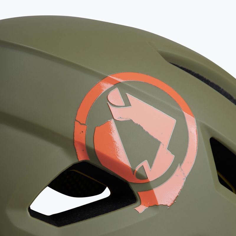 Kask rowerowy dziecięcy Endura Hummvee Youth tweed green 3