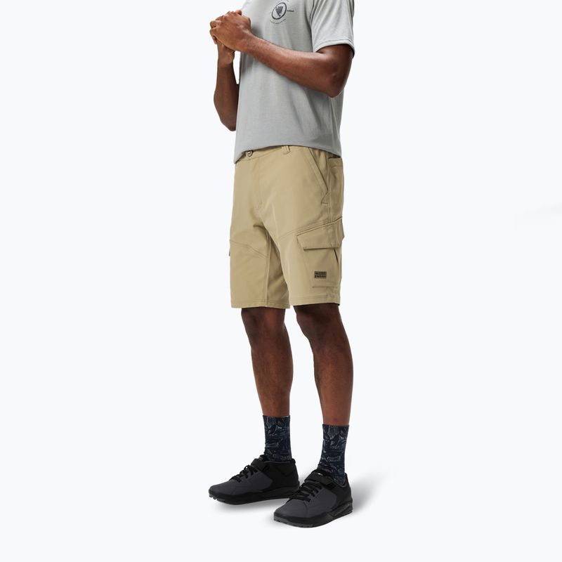 Spodenki rowerowe męskie Endura Loop Cargo Short mushroom 3