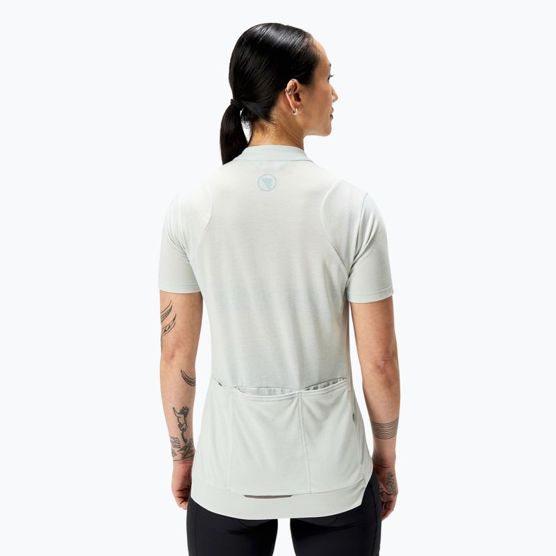 Koszulka rowerowa damska Endura Loop Zipped mains grey 3