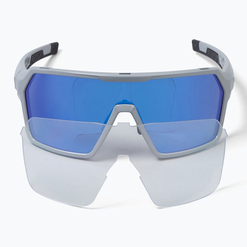 Okulary przeciwsłoneczne Endura Singletrack dreich grey/blue revo smoke/clear silver flash mirror 6