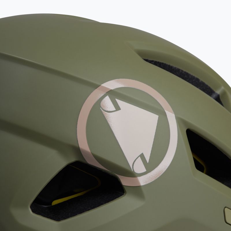Kask rowerowy Endura Hummvee tweed green 4