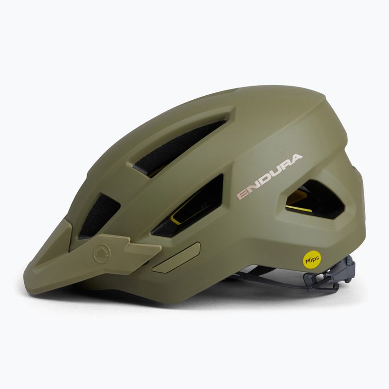 Kask rowerowy Endura Hummvee MIPS tweed green 2