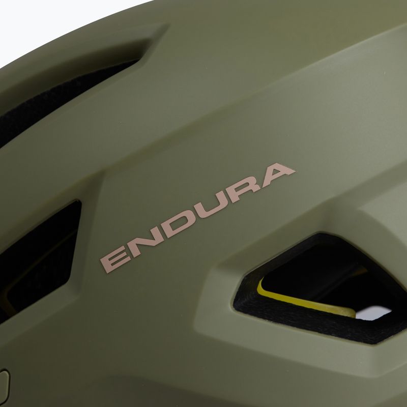 Kask rowerowy Endura Hummvee MIPS tweed green 4