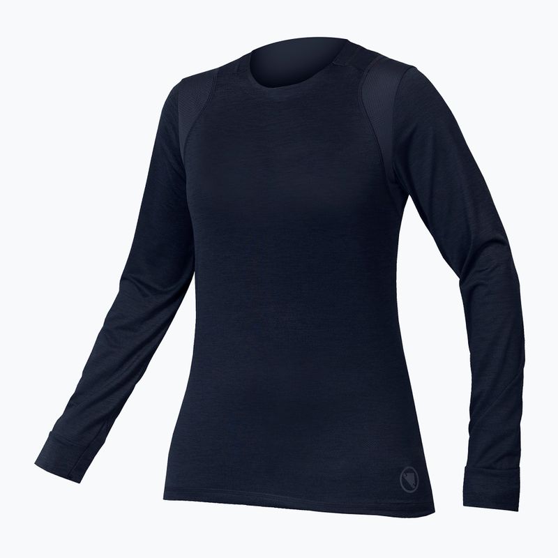 Longsleeve rowerowy damski Endura Singletrack midnight navy