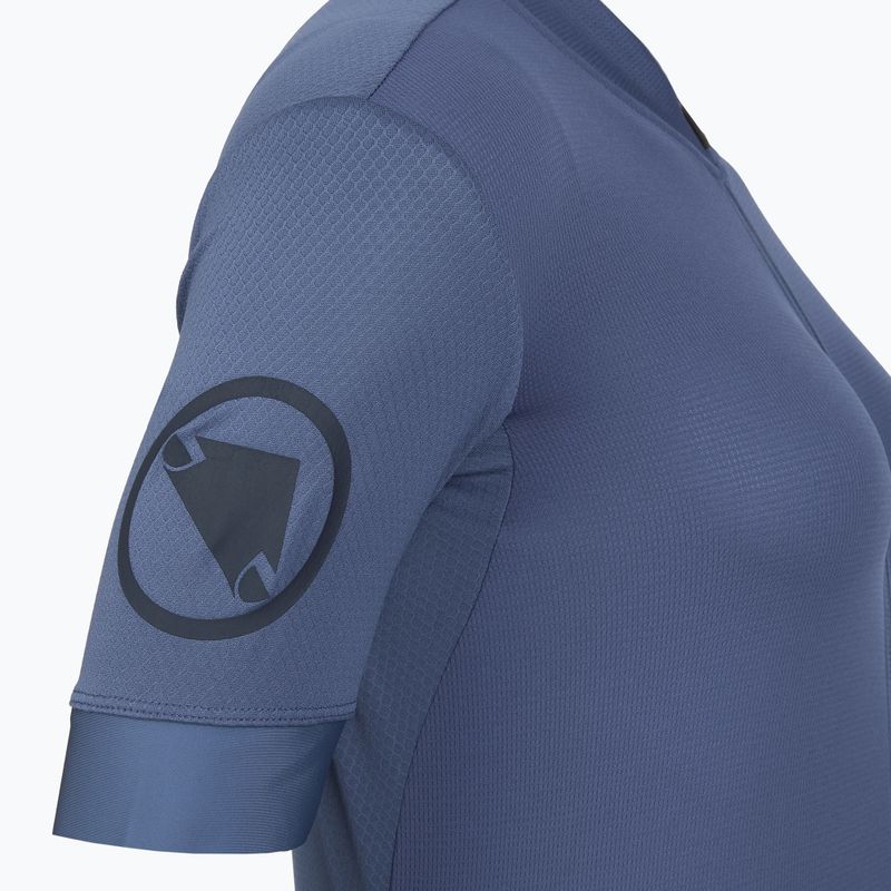 Koszulka rowerowa damska Endura FS260 II W indigo rock 5