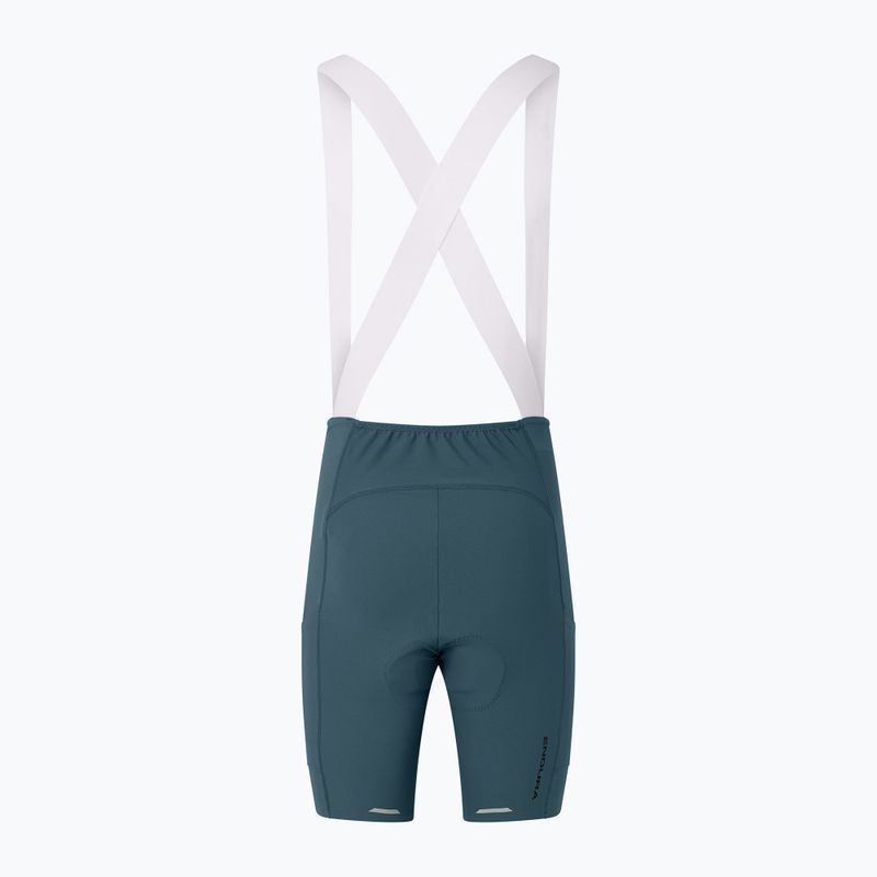 Spodenki rowerowe damskie Endura Loop Bibshort teal 8