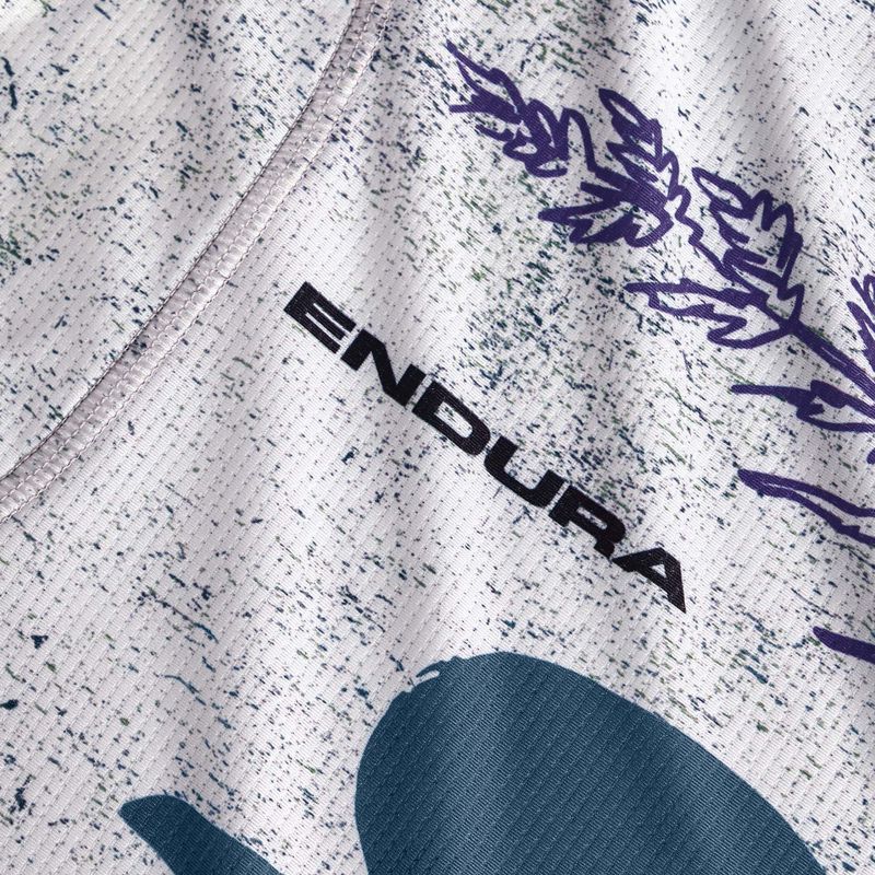 Koszulka rowerowa damska Endura Singletrack Print W aero blue 10