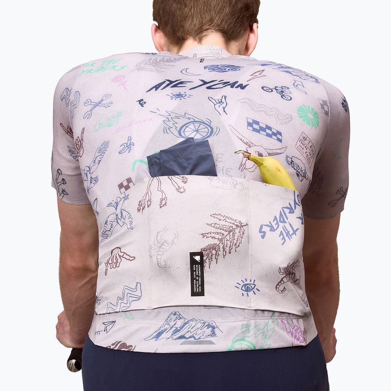 Koszulka rowerowa męska Endura Pro SL Print titanium 6