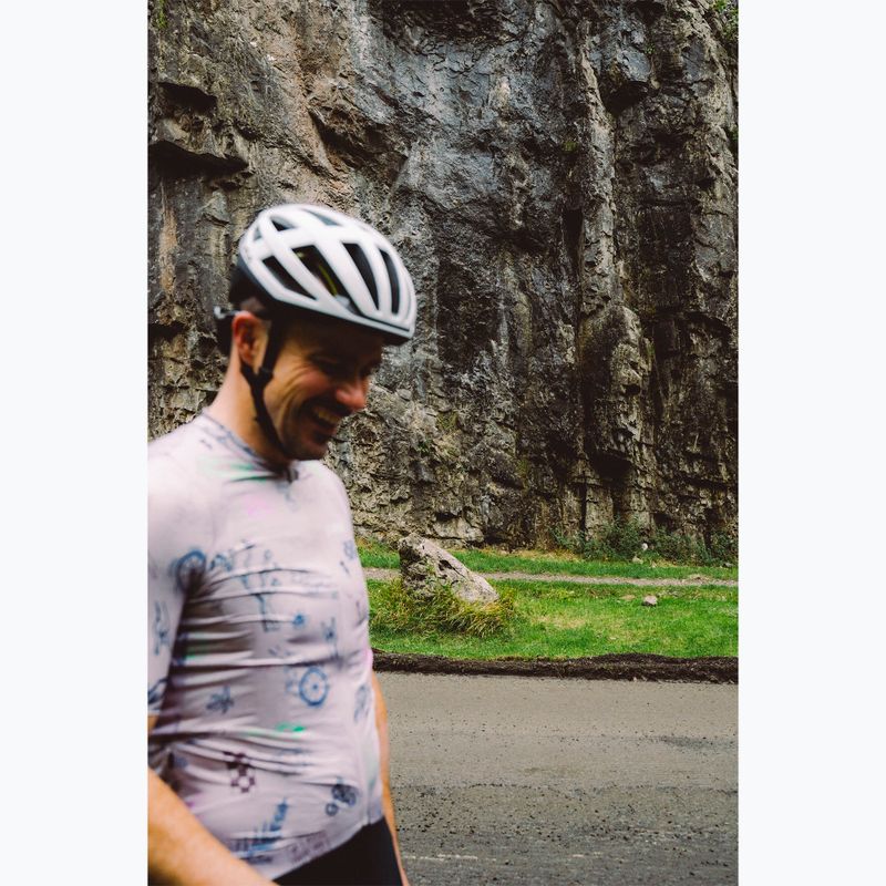 Koszulka rowerowa męska Endura Pro SL Print titanium 8