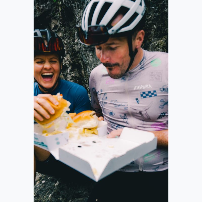 Koszulka rowerowa męska Endura Pro SL Print titanium 11