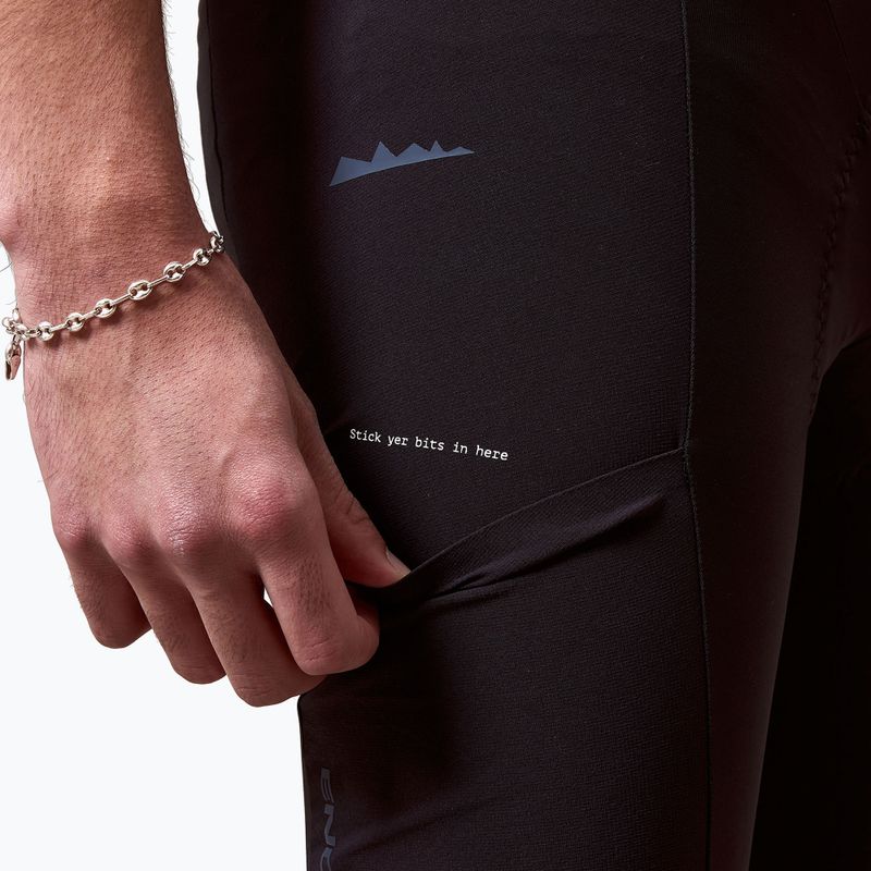 Spodenki rowerowe męskie Endura Alltrack Ride Bibshort black 7
