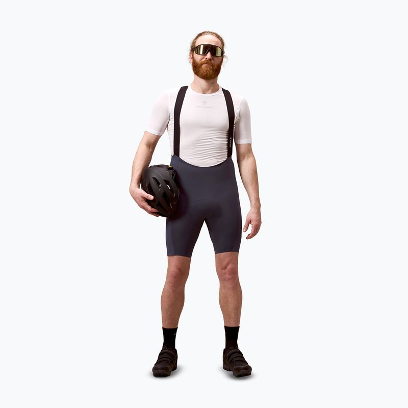 Spodenki rowerowe męskie Endura Alltrack Ride Bibshort carbon grey 2
