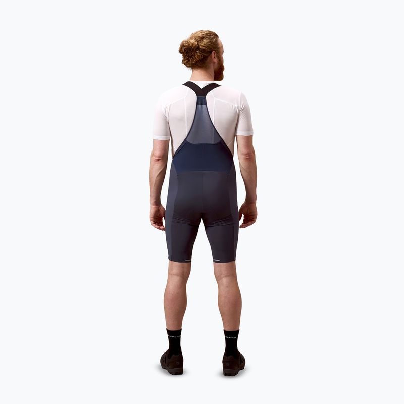Spodenki rowerowe męskie Endura Alltrack Ride Bibshort carbon grey 3