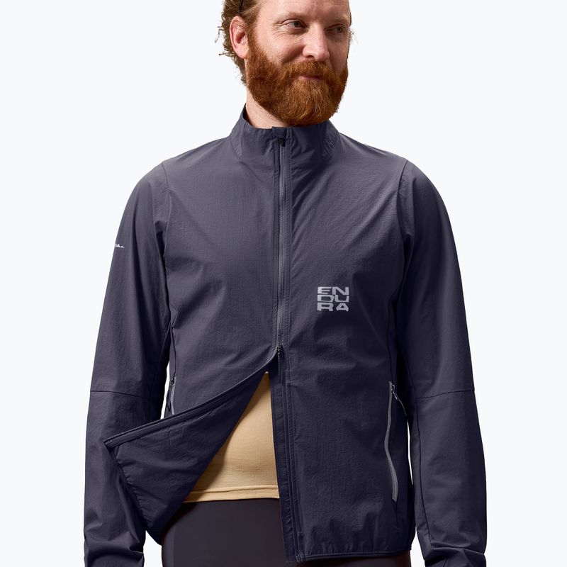 Kurtka rowerowa męska Endura Alltrack Ride Packable Jacket carbon grey 4