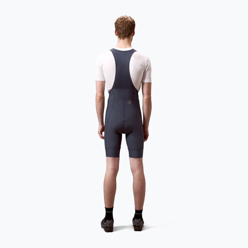 Spodenki rowerowe męskie Endura Loop Bibshort carbon grey 3