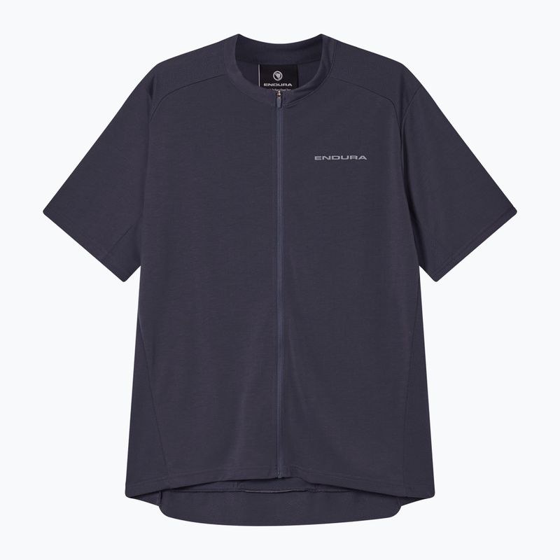 Koszulka rowerowa męska Endura Loop Zipped carbon grey 7