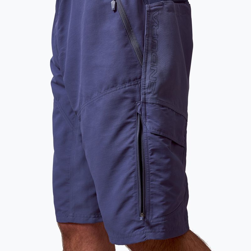 Spodenki rowerowe męskie Endura Hummvee Short indigo rock 7