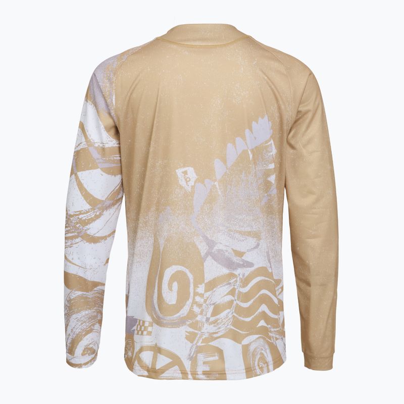 Longsleeve rowerowy męski Endura Singletrack Print sand 2