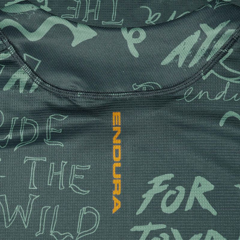 Longsleeve rowerowy męski Endura Singletrack Print carbon grey 4