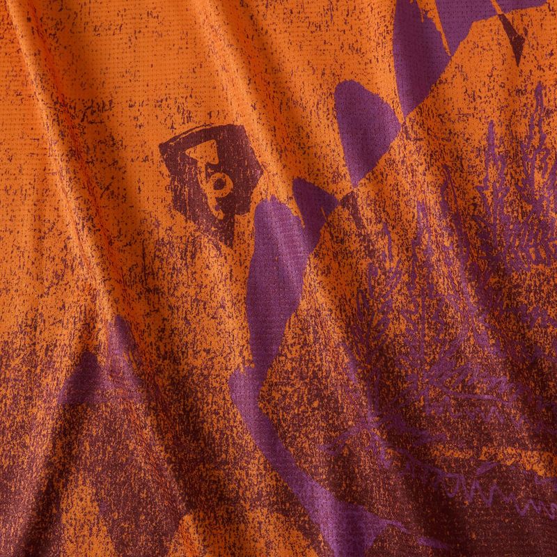 Koszulka rowerowa męska Endura Singletrack Print end orange 4