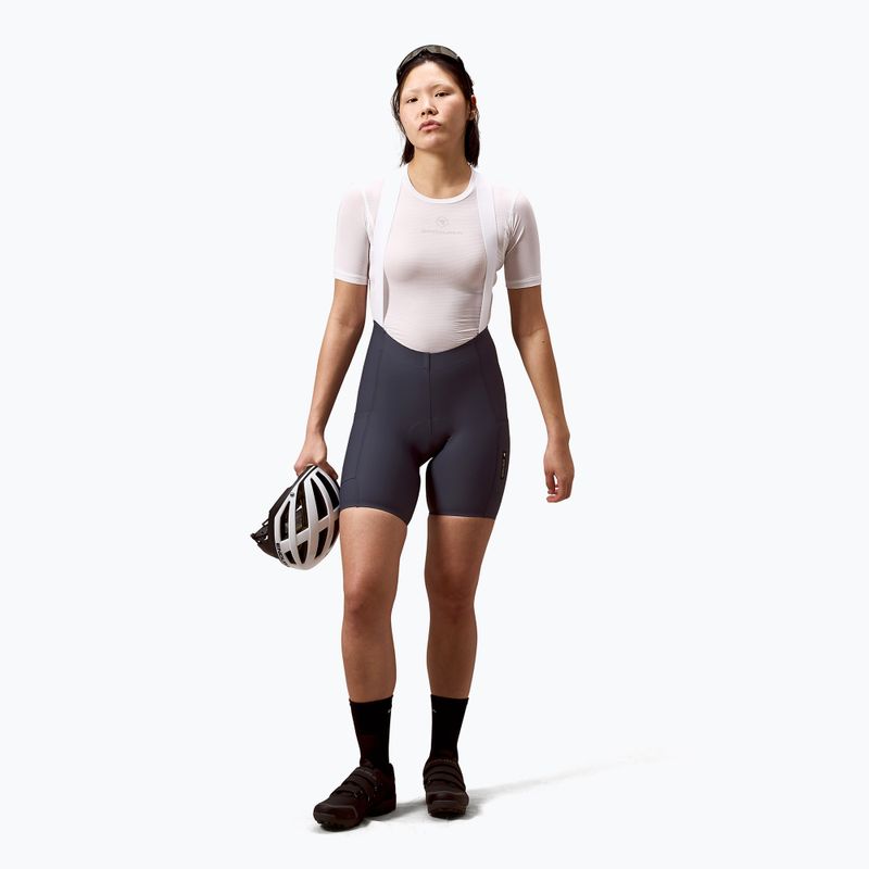 Spodenki rowerowe damskie Endura Loop Bibshort carbon grey 2
