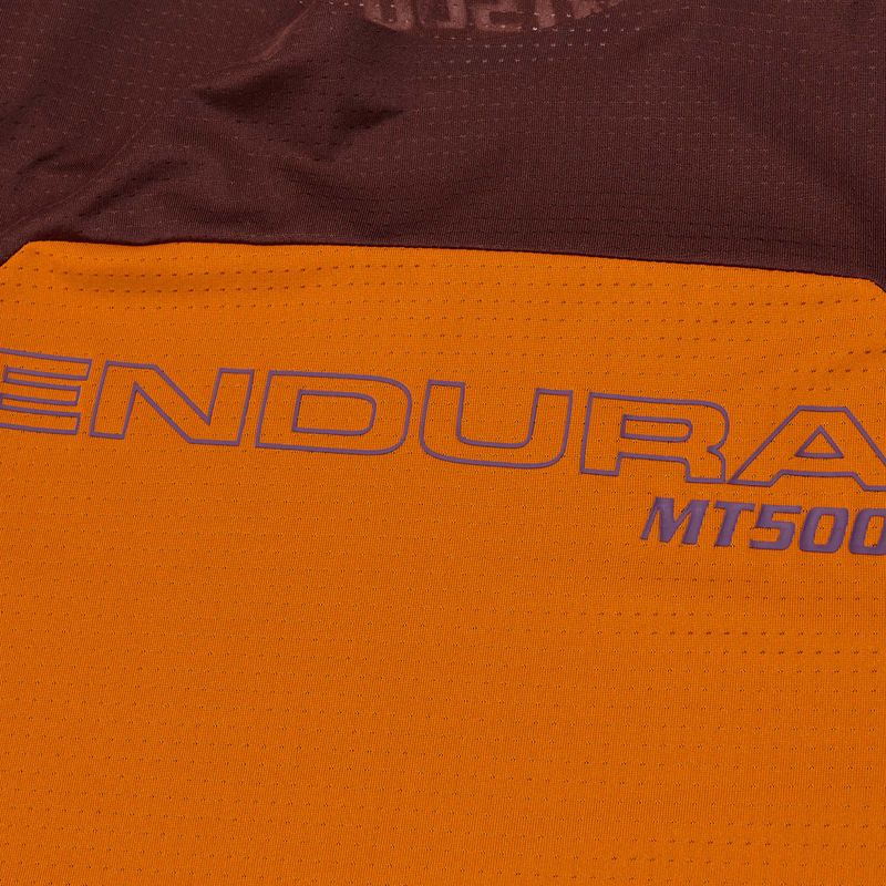 Longsleeve rowerowy dziecięcy Endura MT500 Burner end orange 3