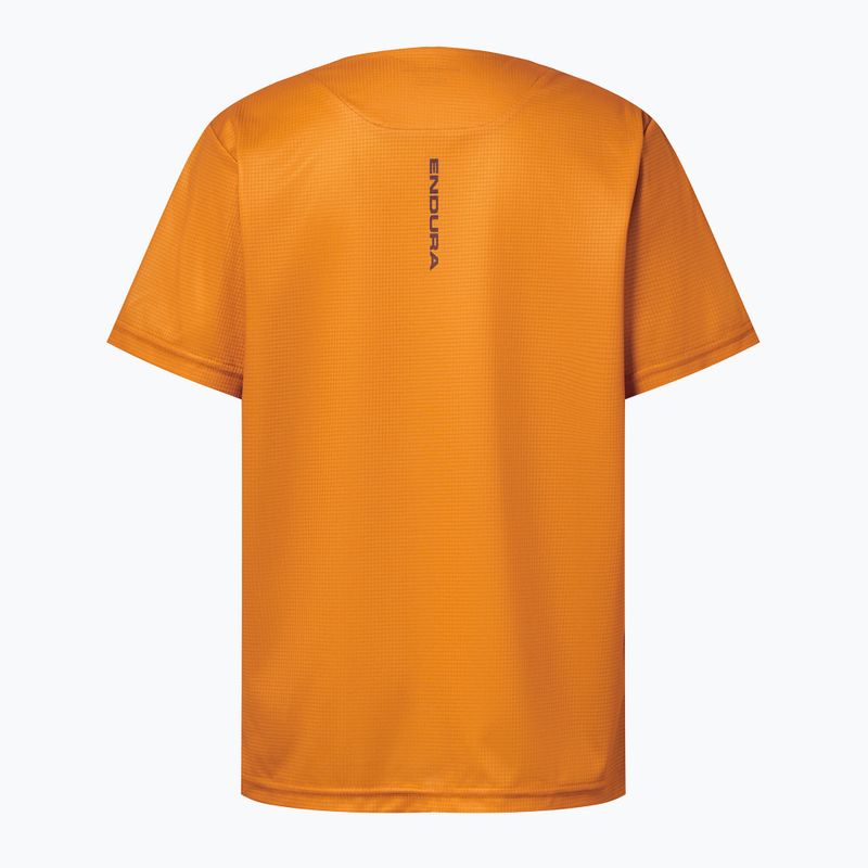 Koszulka rowerowa dziecięca Endura Singletrack Core Jr end orange 2