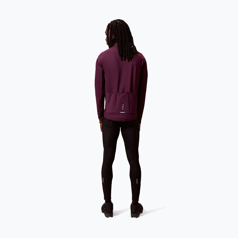 Bluza rowerowa męska Endura Loop Ride L/S Jersey black cherry 4