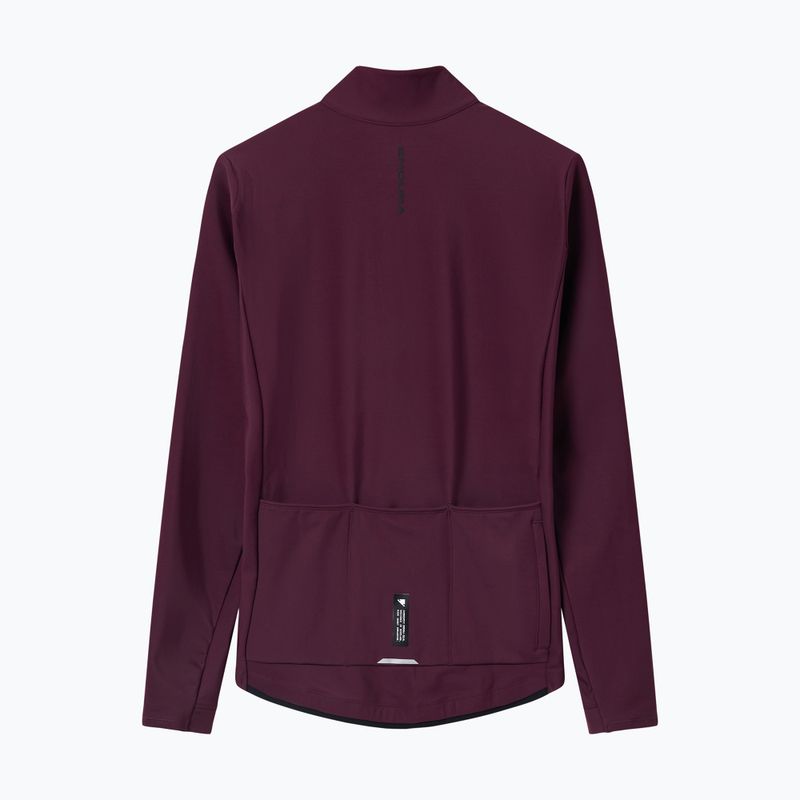 Bluza rowerowa męska Endura Loop Ride L/S Jersey black cherry 8
