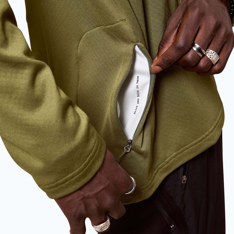 Longsleeve rowerowy męski Endura Alltrack Roam Fleece moss green 6