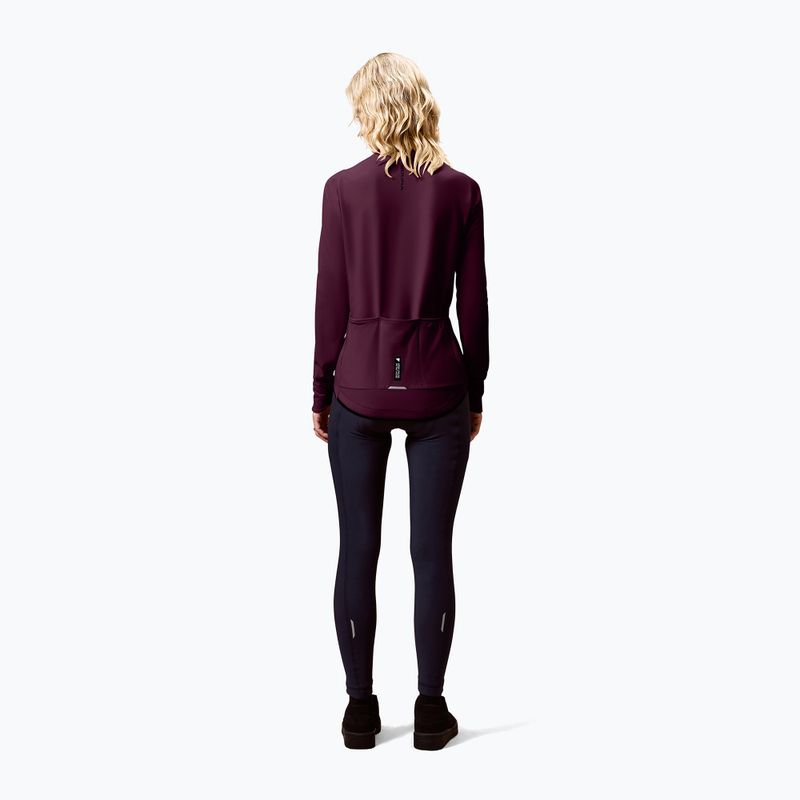 Bluza rowerowa damska Endura Loop Ride L/S Jersey black cherry 4